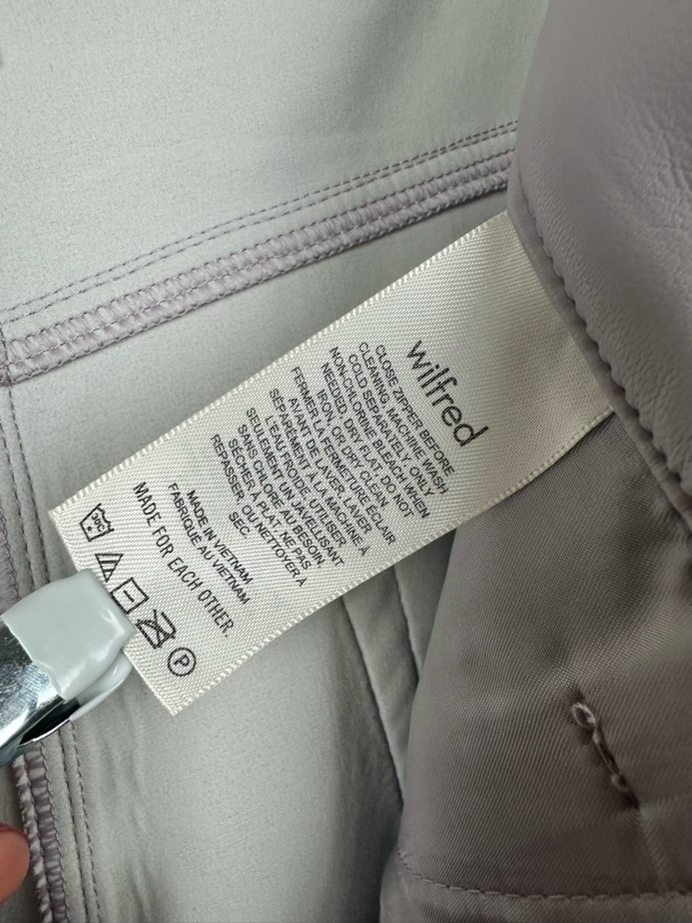 Aritzia Wilfred Melina Pant Vegan Leather High Rise Straight Leg - Picture 14 of 16